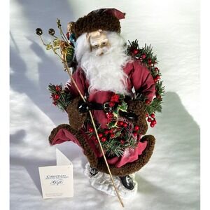 PINE FOREST SANTA - House of Lloyd - Christmas Around World RARE Boxed Vtg 15"